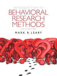 Introduction to Behavioral Research Methods （6 PCK HAR/）
