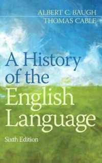 History of the English Language, a （6TH）