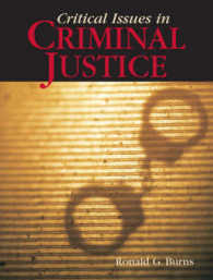 Critical Issues in Criminal Justice （1ST）