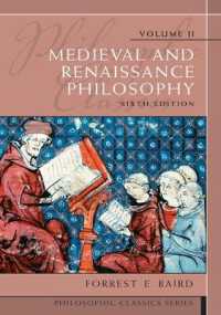 Philosophic Classics, Volume II: Medieval and Renaissance Philosophy (Philosophic Classics) （6TH）