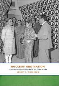インドの原爆開発の科学社会史<br>Nucleus and Nation : Scientists, International Networks, and Power in India