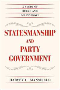 Statesmanship and Party Government : A Study of Burke and Bolingbroke