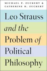 Leo Strauss and the Problem of Political Philosophy -- Hardback