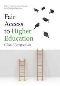 Fair Access to Higher Education : Global Perspectives -- Paperback / softback