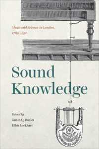 Sound Knowledge : Music and Science in London, 1789-1851