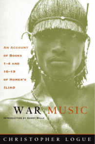War Music : An Account of Books 1-4 and 16-19 of Homer's Iliad
