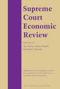 Supreme Court Economic Review, Volume 16 (Supreme Court Economic Review (Scer))