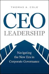 コーポレート・ガバナンスにおけるCEOのリーダーシップ<br>The CEO Imperative : Confronting Challenges in the 'age of Governance'