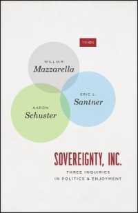 トランプ時代の政治と享楽をめぐる対話<br>Sovereignty, Inc. : Three Inquiries in Politics and Enjoyment (Trios)