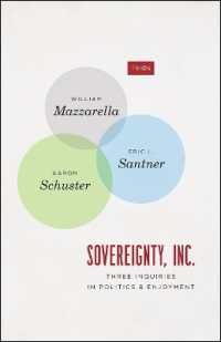 トランプ時代の政治と享楽をめぐる対話<br>Sovereignty, Inc. : Three Inquiries in Politics and Enjoyment (Trios)