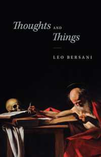 レオ・ベルサーニ著／思考と物<br>Thoughts and Things