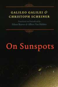 ガリレイの太陽黒点をめぐる論争（英訳）<br>On Sunspots