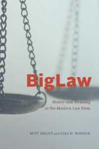 BigLaw : Money and Meaning in the Modern Law Firm (Chicago Series in Law and Society)
