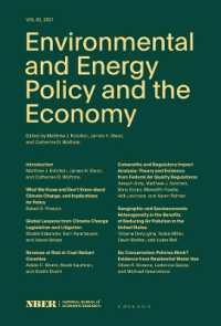 Environmental and Energy Policy and the Economy : Volume 2 (Nber-environmental and Energy Policy and the Economy)
