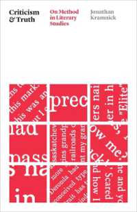 Criticism and Truth : On Method in Literary Studies (Thinking Literature)