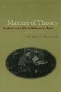 Masters of Theory : Cambridge and the Rise of Mathematical Physics