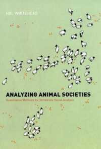 Analyzing Animal Societies : Quantitative Methods for Vertebrate Social Analysis