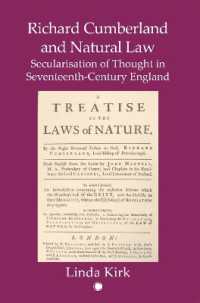 Richard Cumberland and Natural law : Secularisation of Thought in Seventeenth-Century England