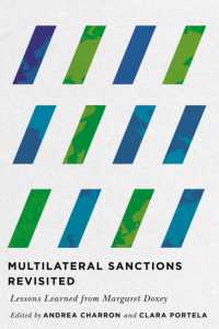 Multilateral Sanctions Revisited : Lessons Learned from Margaret Doxey (Mcgill-queen's/brian Mulroney Institute of Government Studies in Leadership, Public Policy, and Governance)