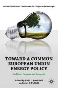欧州共通エネルギー政策に向けて<br>Toward a Common European Union Energy Policy : Problems, Progress, and Prospects