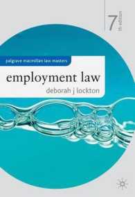 労働法（第７版）<br>Employment Law (Palgrave Macmillan Law Masters) （7TH）