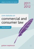 Core Statutes on Commercial and Consumer Law (Palgrave Macmillan Core Statutes) -- Paperback