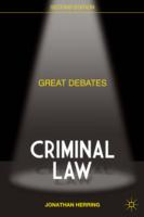 刑法：重大論争（第２版）<br>Great Debates in Criminal Law (Palgrave Great Debates in Law) （2ND）