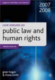 Core Statutes Public Law and Human Rights (Palgrave Macmillan Core Statutes) -- Paperback