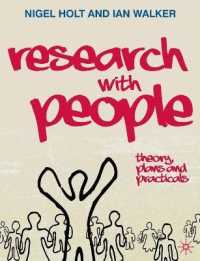 Research with People : Theory, Plans and Practicals