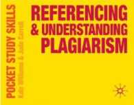 Referencing & Understanding Plagiarism (Pocket Study Skills)