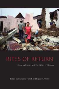 Rites of Return : Diaspora Poetics and the Politics of Memory (Gender and Culture Series)