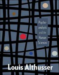 アルチュセール著／精神分析と人間科学（英訳）<br>Psychoanalysis and the Human Sciences (European Perspectives: a Series in Social Thought and Cultural Criticism)
