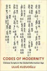 グローバル情報化時代の中国語の書字<br>Codes of Modernity : Chinese Scripts in the Global Information Age