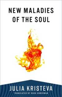 クリステヴァ著／魂の新たなる病（英訳）<br>New Maladies of the Soul (European Perspectives: A Series in Social Thought and Cultural Criticism)