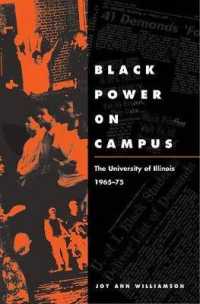 Black Power on Campus : The University of Illinois, 1965-75 -- Hardback