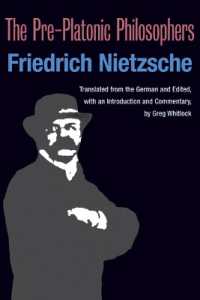 The Pre-Platonic Philosophers (International Nietzsche Studies)