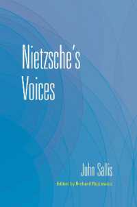 Nietzsche's Voices (The Collected Writings of John Sallis)
