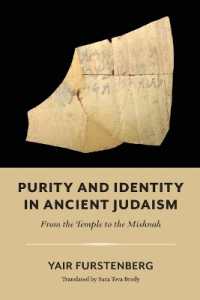 Purity and Identity in Ancient Judaism - from the Temple to the Mishnah