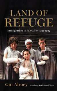 Land of Refuge : Immigration to Palestine, 1919-1927 (Perspectives on Israel Studies)