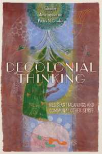 Decolonial Thinking : Resistant Meanings and Communal Other-Sense (World Philosophies)