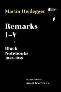 Remarks I-V : Black Notebooks 1942-1948 (Studies in Continental Thought)