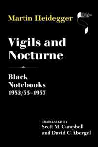 Vigils and Nocturne : Black Notebooks, 1952/53-1957 (Studies in Continental Thought)