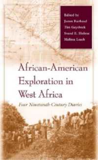 African-American Exploration in West Africa : Four Nineteenth-Century Diaries