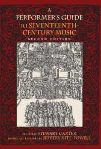 A Performer's Guide to Seventeenth-Century Music, Second Edition （2ND）