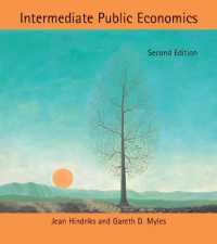 中級公共経済学（第２版）<br>Intermediate Public Economics (Intermediate Public Economics) （2ND）