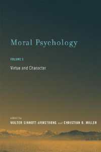 Moral Psychology : Virtue and Character (A Bradford Book) -- Hardback