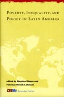 中南米における貧困、不平等、政策<br>Poverty, Inequality, and Policy in Latin America (Cesifo Seminar Series) -- Hardback