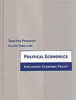 Political Economics : Explaining Economic Policy (Zeuthen Lecture Book Series)