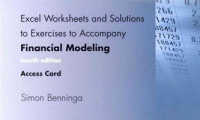 Financial Modeling Access Code : Excel Worksheets and Solutions to Exercises （4 PSC）
