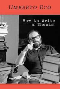 ウンベルト・エーコ『論文作法』（英訳）<br>How to Write a Thesis (The Mit Press)